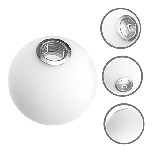 Image of ARTIBETTER Glass Lamp Shade Replacement 4.72 Inch Spherical Globe Lampshade Frosted White Ball Lampshade Cover for Ceiling Fixture Chandelier Living Room Bedroom Dining Room Bar