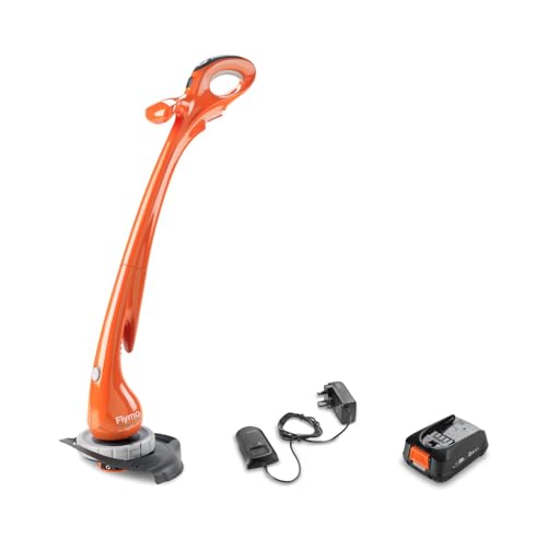 Price comparison product image Flymo EasiTrim 250 2-in-1 Cordless Grass Trimmer KIT - 18V 2.0 POWER FOR ALL Battery and Charger included,  25cm Cutting Width,  Edging mode,  Automatic line feed