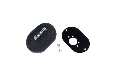 Filtre à air bombé avec plaque de base pour carburateur SU HIF6 et HIF44