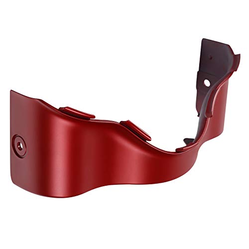 Image of Wicked Red Denim Batwing Outer Fairing Skirt Fit For Harley Touring Electra Glide Street Glide Ultra Limited 2014-2023