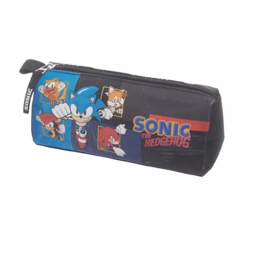 Kit de Mochila De Rodinha Sonic Go Fast + Lancheira + Estojo