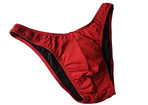 Amber Competition Bikinis NPC,IFBB,WBFF Men's Bodybuilding Posing Trunks/Posing Fitness Suit - Wine Color