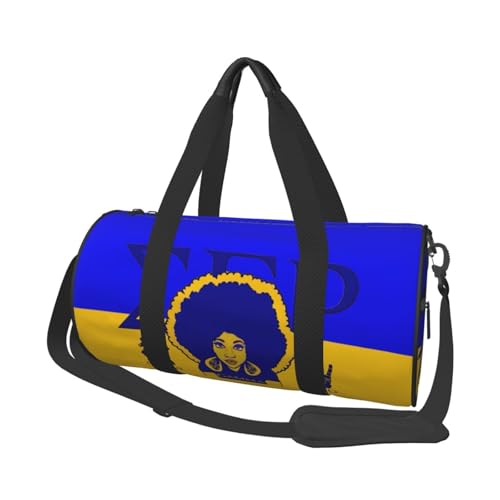 Sorority Gifts For Woman Duffel Bags Lightweight Overnight Bags Sports Tote Bag For Travel Weekender Workout Gym Equipment Bag Organizer(Blue6)