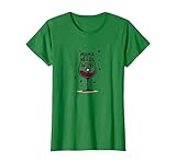 mama needs wine: bicchiere da vino divertente mamma vita maglietta, donna, verde mela, m