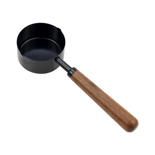 Vaso medidor de 1/3 taza con mango de madera 80 ml miniatura 1