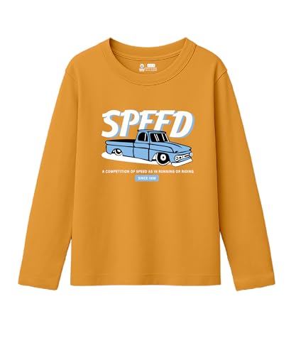 Image of SHODOX Boys Cotton Blend Printed Regular fit Long Sleeve T-Shirt (Pack of 3)