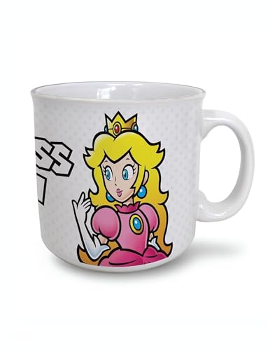 Taza cerámica Super Mario Princess Peach 20oz miniatura 1