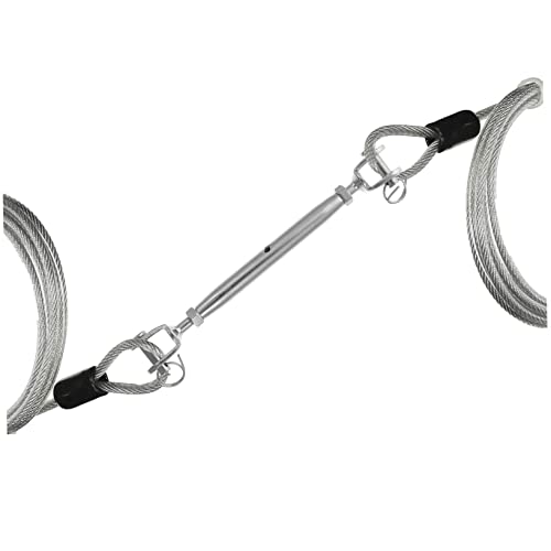 PRETYZOOM 1pc Cerrado de Tornillo Tensores para Cable para Actividades al Aire Libre y Fijación de Tienda miniatura 3