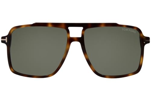 Tom Ford Kemp FT1177 53N Sunglasses Men's Blonde Havana/Green 59mm2