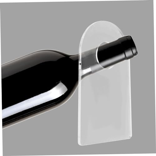 Soporte acrílico para botellas de vino 2 piezas STOBAZA miniatura 3