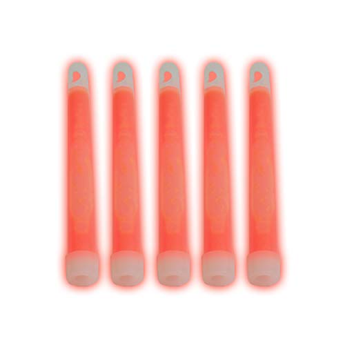 10er Set - Power-Knicklicht/Leuchtstab Tactical Light im Militär-Standard - orange leuchtend (6" / 15cm) - einzeln verpackt - mindestens 12 Stunden Leuchtdauer – Bild 5