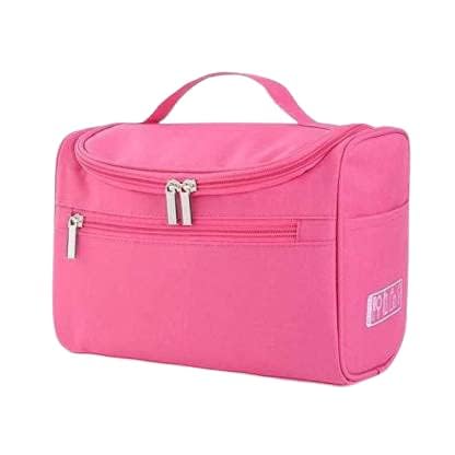 Multi Purpose Kit Bag Used for Personal Care Products,Makeup Kit,Grooming Products,Toiletry Kit Travel Toiletry Kit (Pink)-picture-28