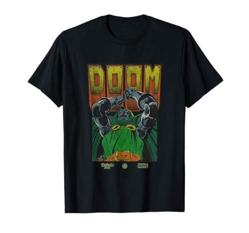 Marvel Comics Doctor Doom Retro Villain Strike T-Shirt - image 1