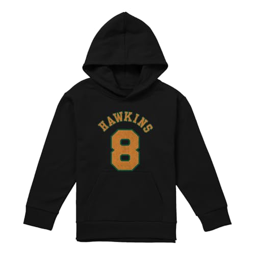 Sweat à capuche Stranger Things Hawkins pull-over unisexe en maille grise