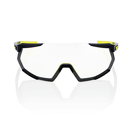 Image of 100% Racetrap 3.0 Sport Performance Sunglasses - Sport and Cycling Eyewear (Gloss Black - Photochromic Lens)