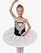 OTMYIGO Professional Ballet Tutu Girls Platter Pancake Tutu Ballerina Party Dress Ballet Dance Competition Costume,Q,140