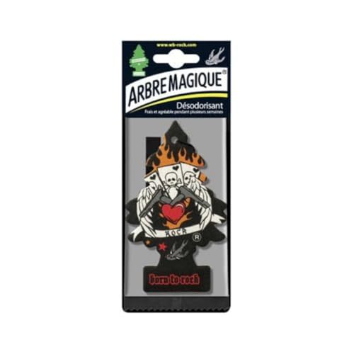 ARBRE MAGIQUE PER90513 désodorisant voiture pin suspendu arbre parfum rock