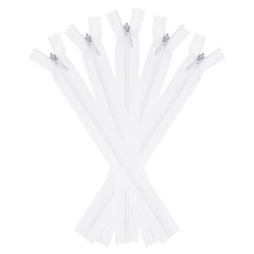 uxcell Fermetures invisibles 5 pcs 7 po nylon couture cachée bricolage artisanat