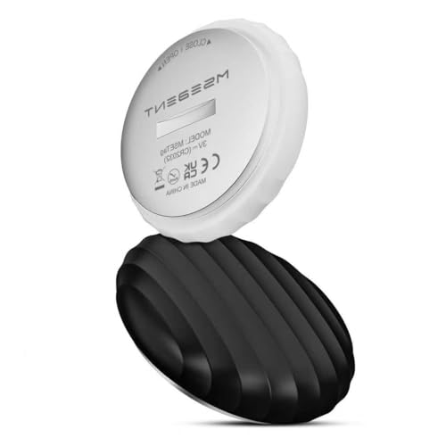 MSEBENT Tracker Tag - 2 Pack [Apple MFi Certified] Bluetooth Trackers Works with Apple Find My (iOS Only) - IP67 Waterproof Item Finders | Track Keys, Wallet, Luggage, Backpack.