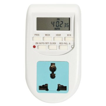 Generic 220V Lcd Digital Timer Socket Timing Outlet Switch Digital ...