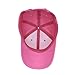 Shiny Rhinestone Brim Baseball Cap for Women Girls Bling Hats Sparkle Ponycap Trucker Hat Summer Outdoors Sun Cap Hot Pink