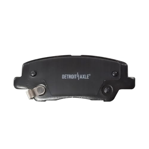 Image of Detroit Axle - REAR Ceramic Brake Pads Replacement for 2016-2019 Cadillac ATS (with Brembo Brakes) - 2pc Set