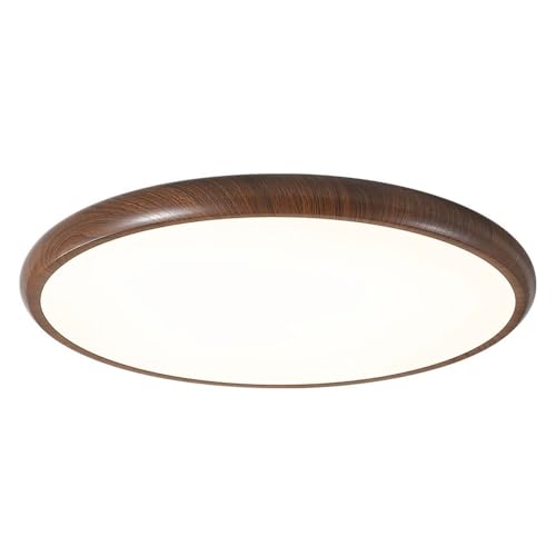 Plafonnier moderne style français finitions noyer et métal anti-rouille