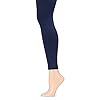MUK LUKS womens Women's Solid Fleece Leggings Hosiery, Navy, X-Large-XX-Large US