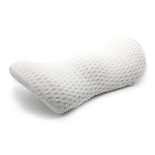 BEAUTRIP Lumbar Support Pillow, Ergonomic Memory Foam with 4D Mesh Cover for Sciatica Pain Relief Back Support Cushion