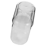 Genérico Juego de 2 Jarras de Agua Fría de Vidrio de Borosilicato Resistente al Calor con Vaso Transparente Capacidad Grande Adecuado para Bebidas Refrescantes Verano y Uso Personal