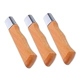 Bois naturel et esthétique : Fabriquées en bois de hêtre soigneusement sélectionné, ces poignées apportent une texture lisse et finition polie qui combinent robustesse et charme rustique, rehaussant l'ambiance chaleureuse de votre cuisine