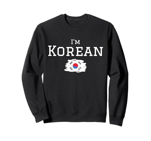 Souvenir-Flagge mit Aufschrift "I'm Korean Proud That I'm From South Korea" Sweatshirt