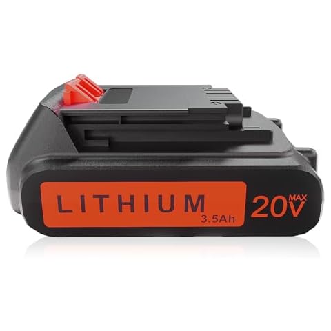 CaliHutt 3.5Ah 20V LBXR20 LBX4020 Lithium Battery Compatible with Black and Decker 20Volt Max LB20 LBX20 LBXR2020 LB2X4020-OPE LBXR20-OPE Cordless Power Drill Driver Tools Cover
