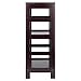 Winsome Leo 2-Tier Storage Shelf, for Living Room, Home Office, Bedroom, Espresso