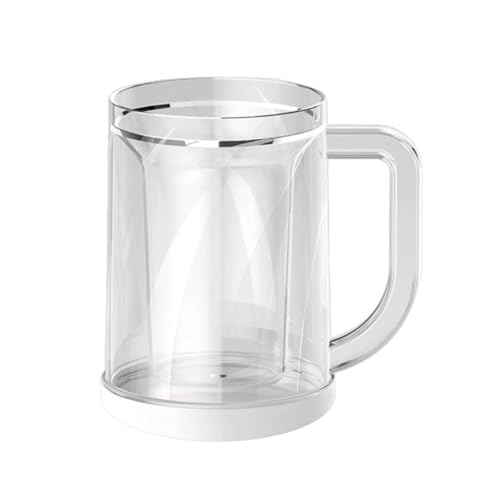 per congelatore - doppia fredda per congelatore con birra fredda | Bicchiere liquido per congelatore a doppia parete, per di grande capacità per raffreddare bevande ad