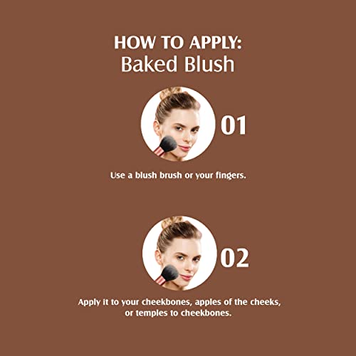 Image of Glam21 Baked Blusher | Highly Pigmented, Long Lasting | Illuminating Glow Finish | Smooth & Blendable Texture |Stays up to 8 hours | For All Skin Types | 6gm | Shade-09