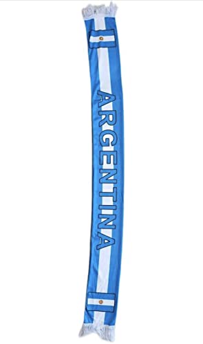 Argentina Scarf - Football National Team Set Scarf Soccer Fans National Flag Scarves 2022 World Cup Football Fans Banners 140 x 15 cm