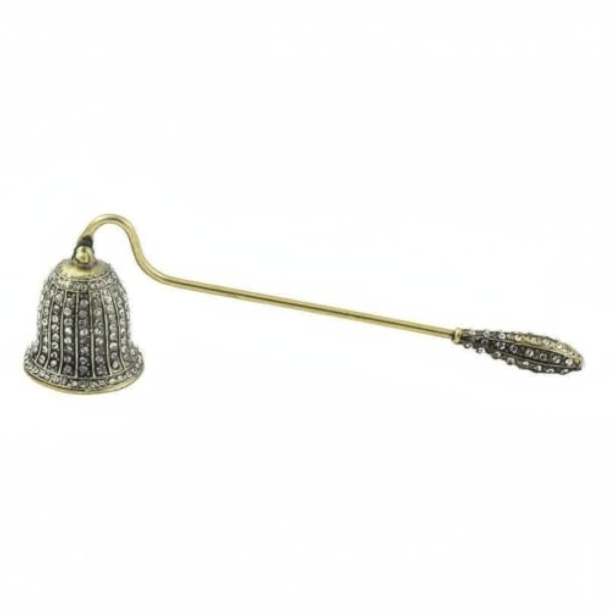 Mediterranean Design Jeweled Candle Snuffer, Ornate Decorative Bell