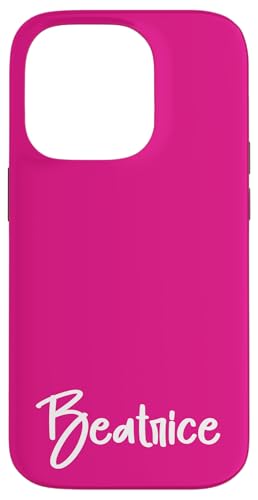Beatrice ���̎q ���O �� �}�} ���� �s���N �z���C�g �X�}�z�P�[�X iPhone 14 Pro �p