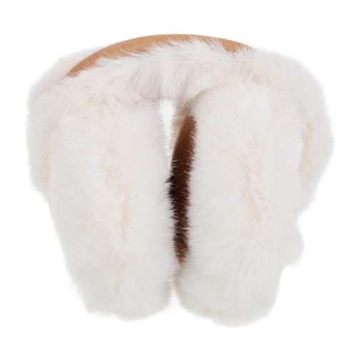Beavorty Cute Ear Muffs for Women Winter Warm Headband Cold Weather Ear Warmers Foldable Soft for Hiking Cycling Sleeping