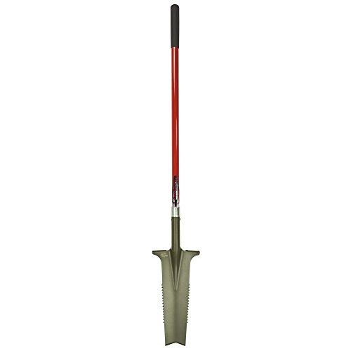Radius Garden 22911 Root Slayer Drain Spade XL, Root Slayer Drain Spade XL, Red