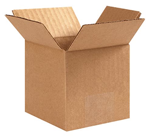Image of Secure Seal - 200 Pack of 4x4x4 Corrugated Cardboard Packing Shipping Mailing Moving Carton Boxes