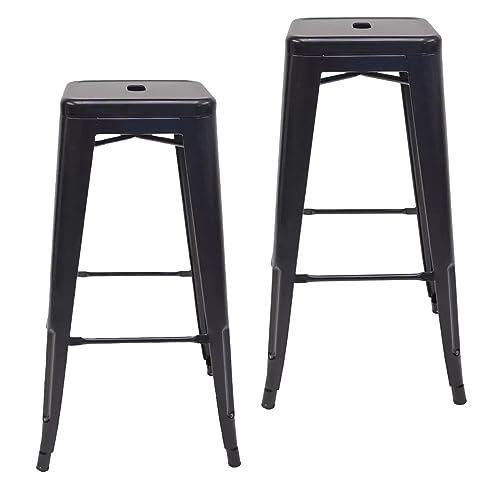 SELECTSHOP Set de Sillas de Comedor de Metal Estilo...