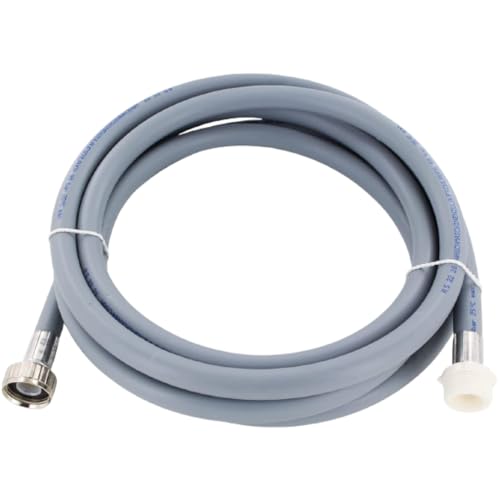 Schläfer 2524 | Prolunga Tubo di Carico per Lavatrice e Lavastovoglie, Tubo di Alimentazione per Ingresso Acqua Fredda, Connettore Diritto Ghiera in PP, Filetto MF 3/4, Lunghezza Tubo 2 metri