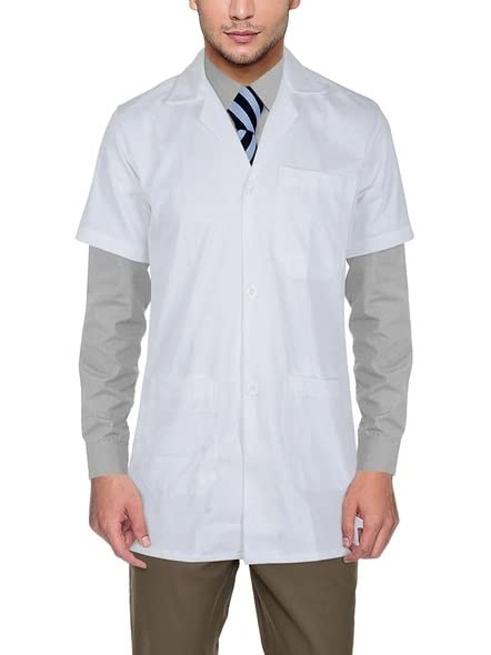 See full amazon price history chart for OTICA PNAK Unisex Medical Lab Coat | 3 Pockets Poly Cotton Apron Lab Coat | Uniform for Doctors,Nurses and Dentists, Short Sleeves, Anti Wrinkle (S-36, Half Sleeves) OTICA PNAK Unisex Medical Lab Coat | 3 Pockets Poly Cotton Apron Lab Coat | Uniform for Doctors,Nurses and Dentists, Short Sleeves, Anti Wrinkle (S-36, Half Sleeves) (B0BHZJ85T7) Amazon Price History, Amazon Price Tracker