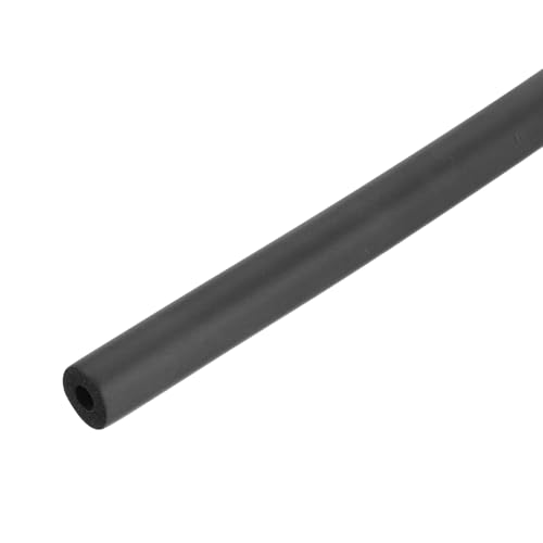 Image of uxcell Foam Tubing for Handle Grip Support, 8mm(5 /16 inch) ID 18mm OD 1m Length Black