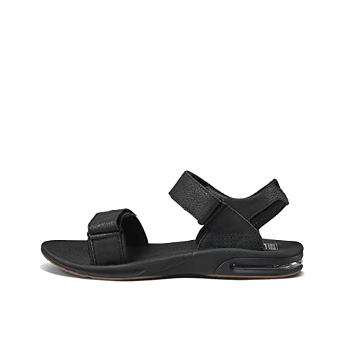 Reef Fanning Baja, Sandalias Deportivas Hombre, Black Silver, 44 EU