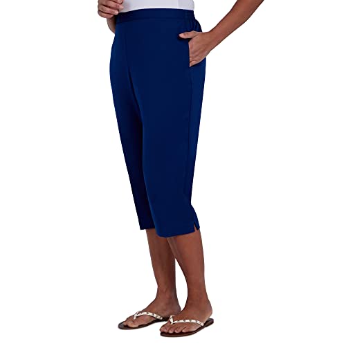 Alfred Dunner Women's Microfiber Twill Pull-On Capri3