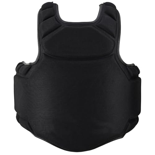 ROAR-INT Youth MMA Chest Guard, Body Protector for Kids, Training Gear (Black)