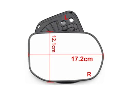 Miroir convexe angle réglable pour angles morts Civic 2006-2011 droit